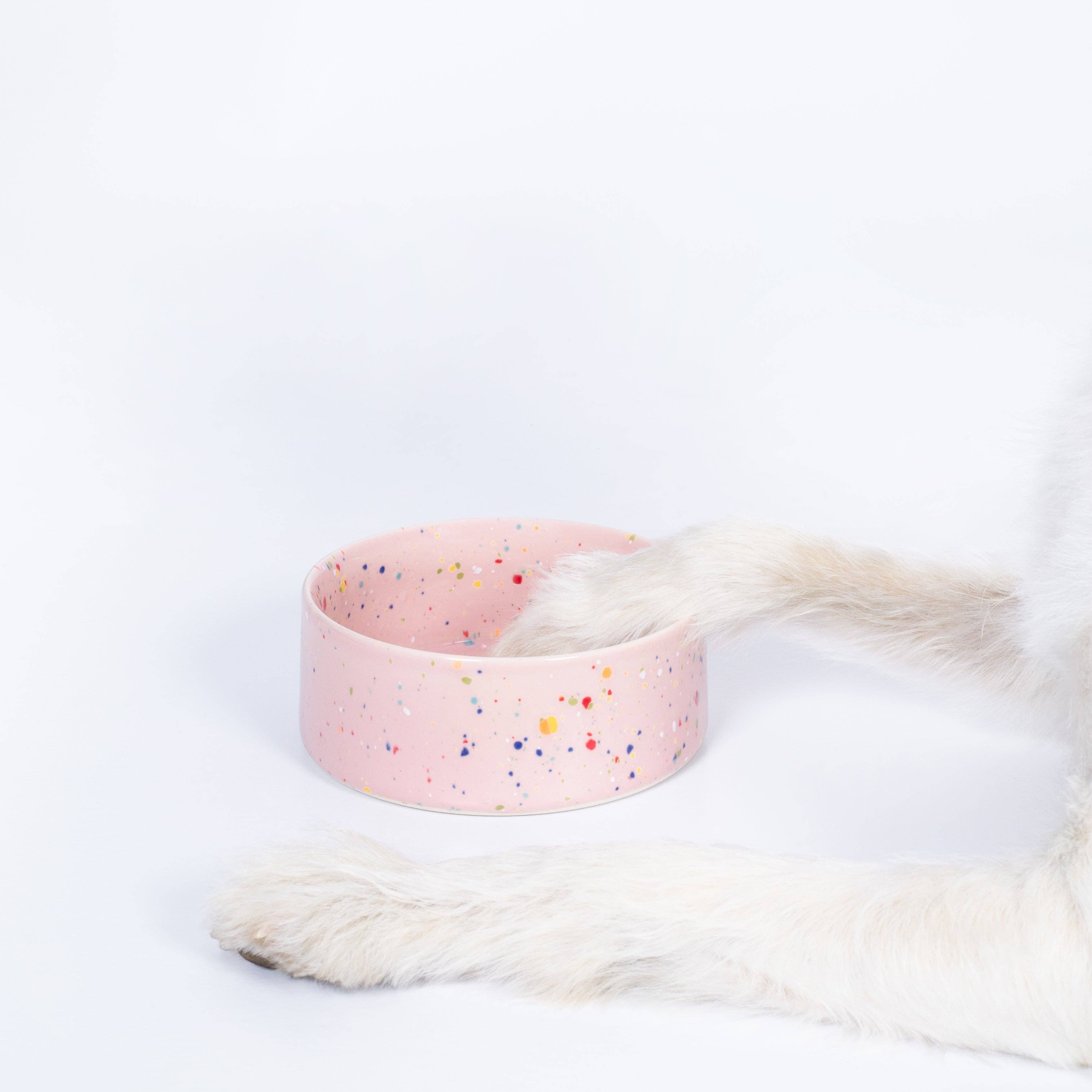 The Splatter Pet Bowl Set (Pack of 2) – Candy Pink