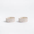 The Splatter Pet Bowl Set (Pack of 2) – Pure White