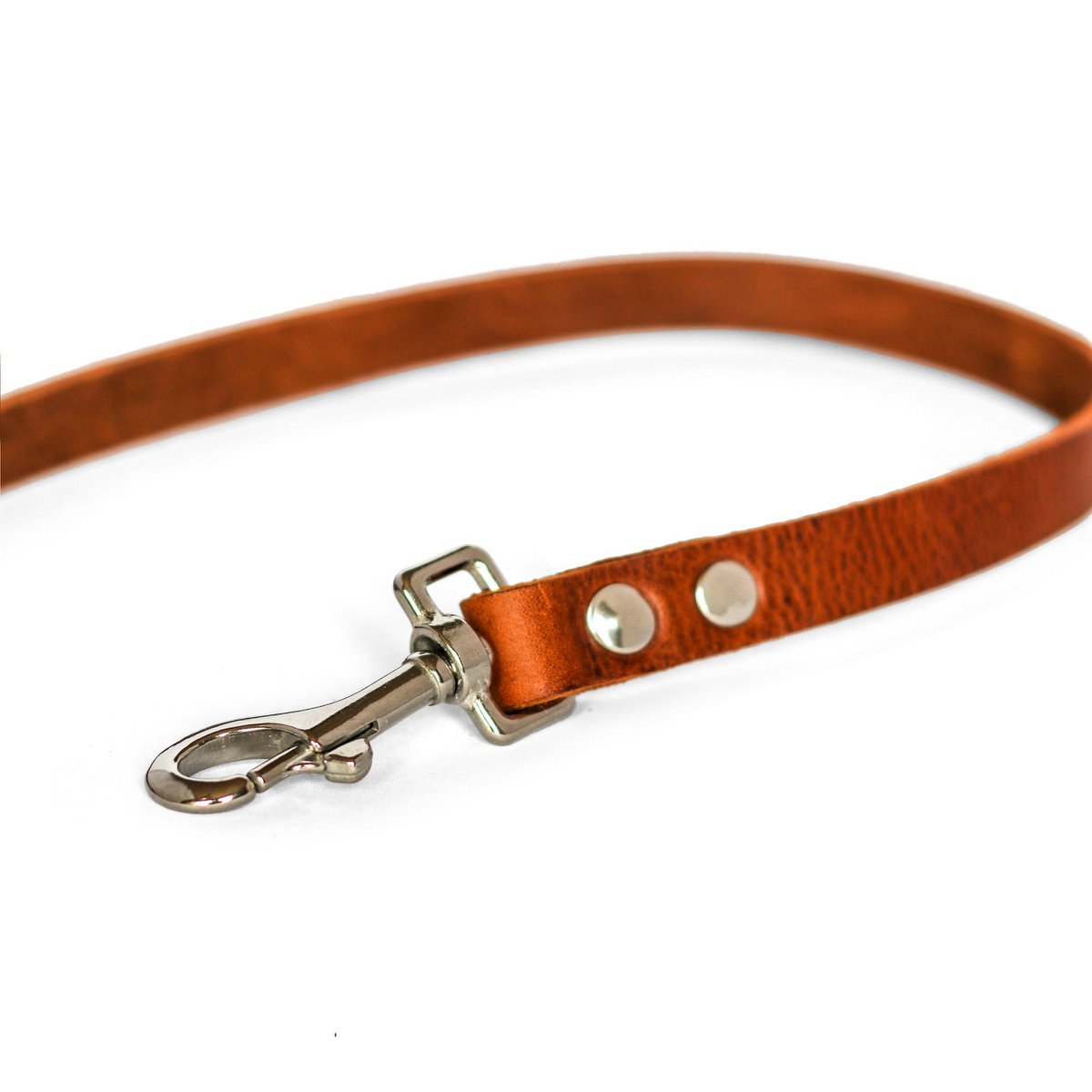 No Fuss Leather Dog Leash – Heritage Brown | Minimalist Italian Leather