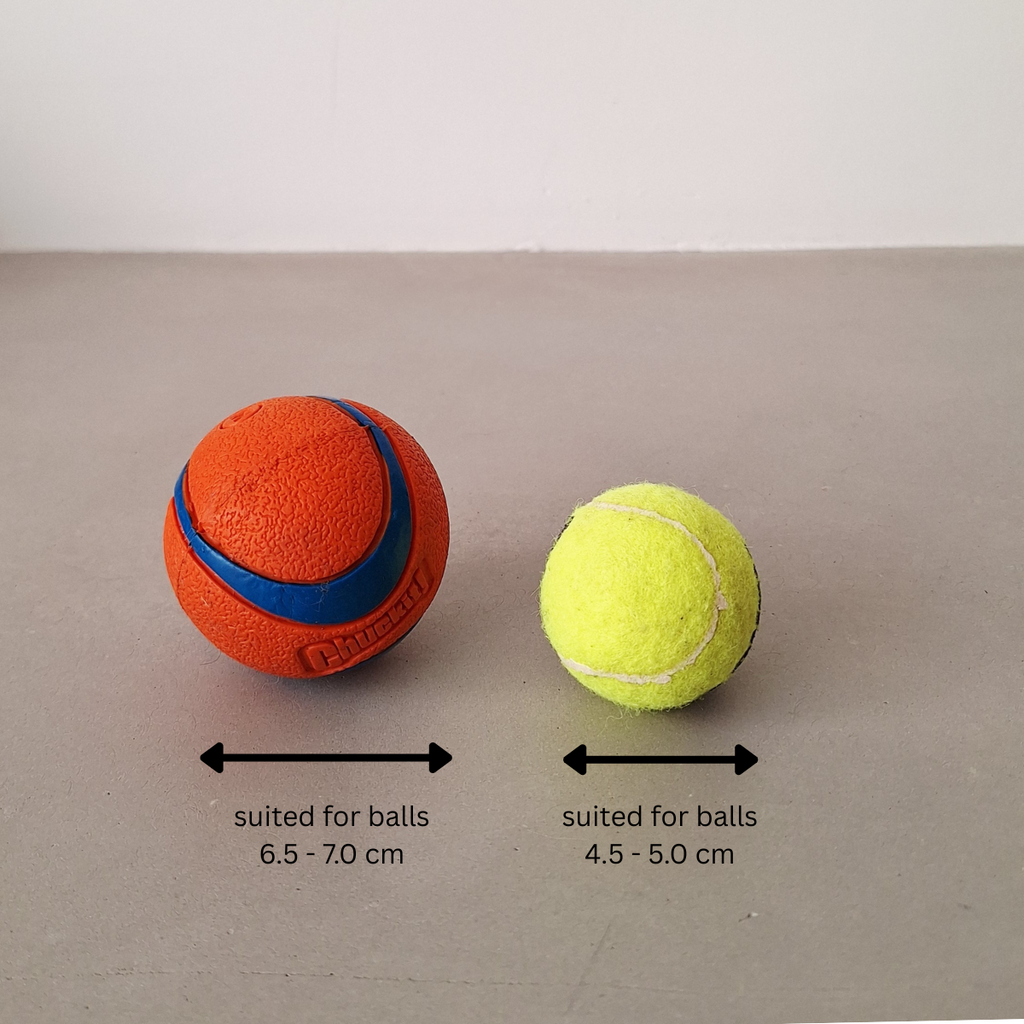 Premium Leather Hands-Free Tennis Ball Holder – Midnight Black