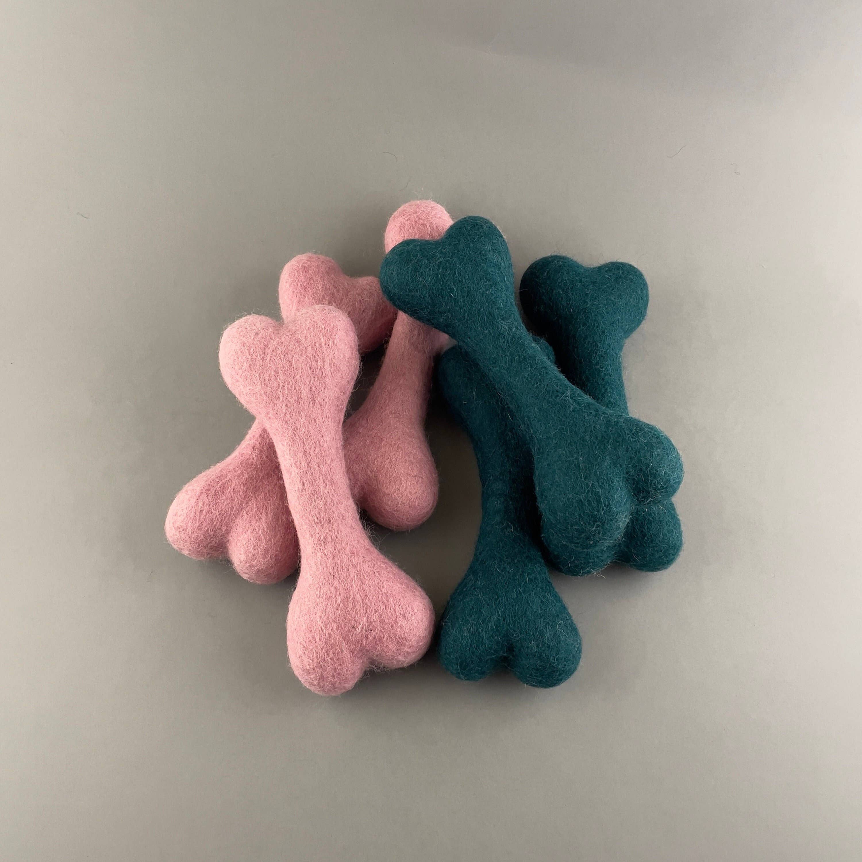 The Felted Wool Bone – The Vibrant Series (20cm)