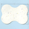The Splatter Bone Placemat – Pure White