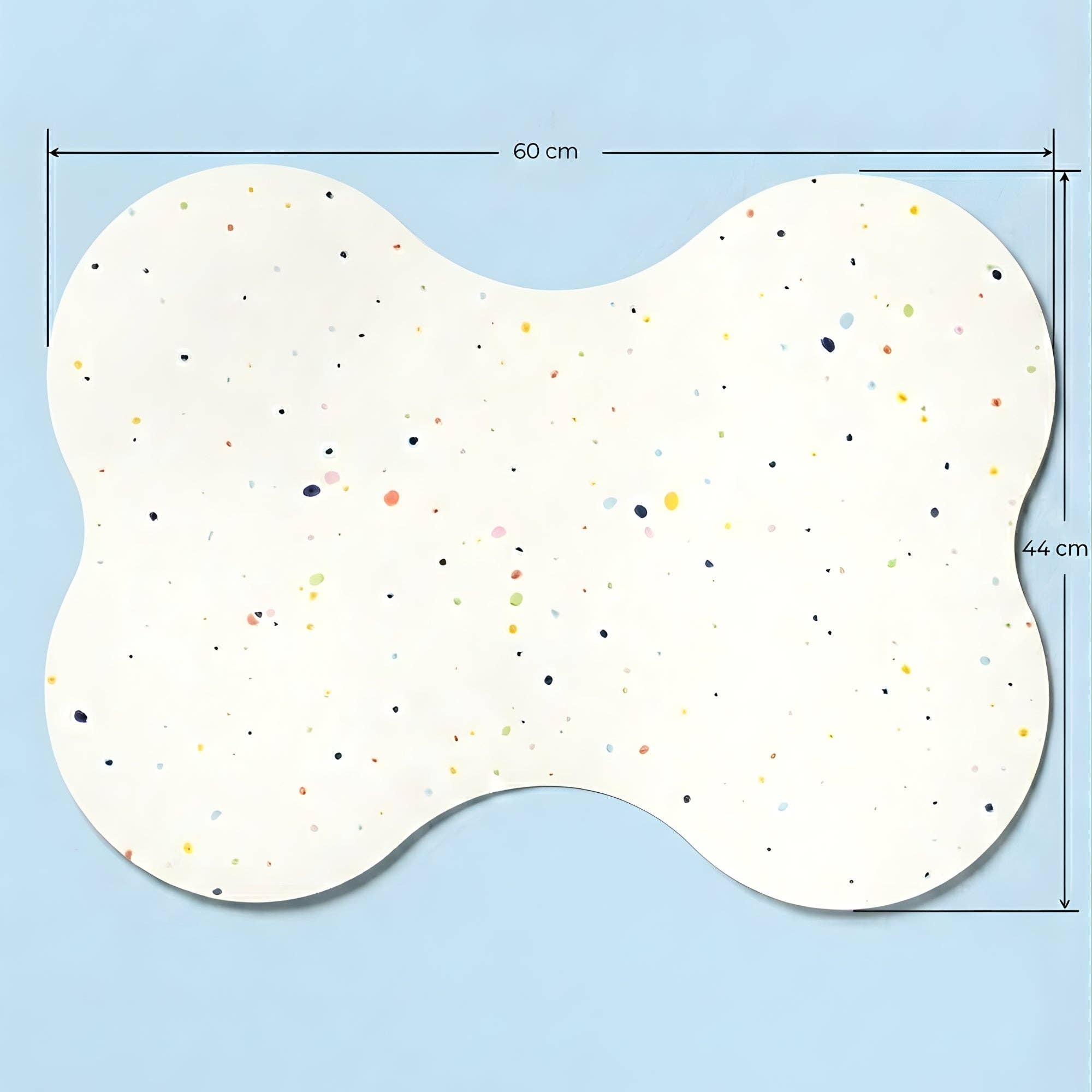 The Splatter Bone Placemat – Pure White