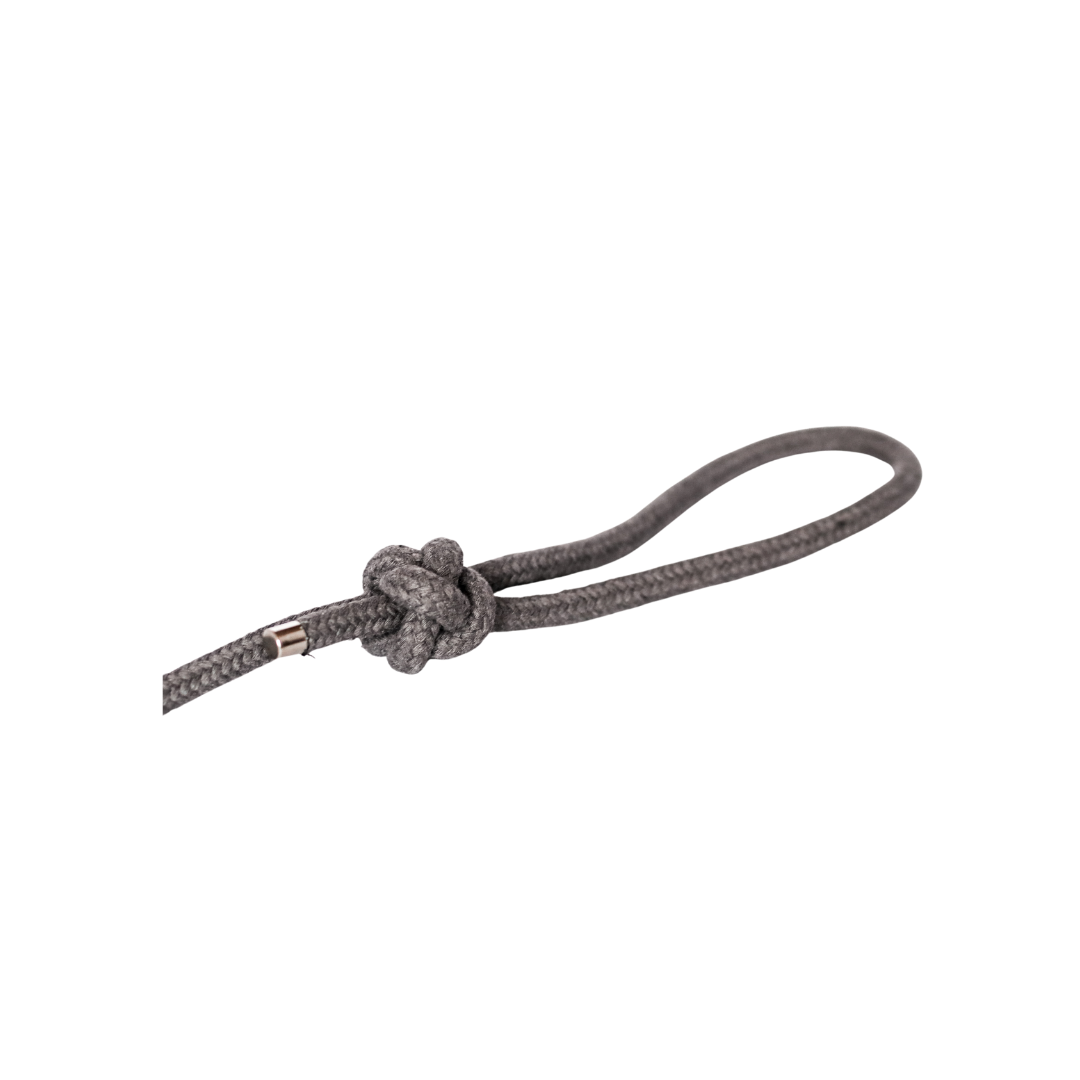 Cotton Diamond Organic Dog Leash – Slate Gray | Soft-Touch & Handmade