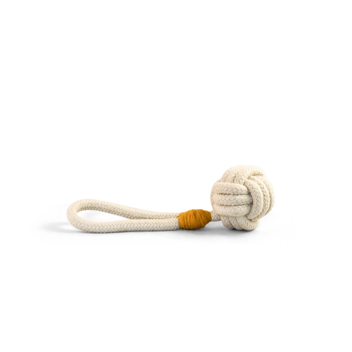 Tie the Knot Natural Cotton Tug Toy | Eco-Friendly Hand-Knotted Dog Toy