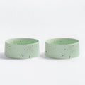 The Splatter Pet Bowl Set (Pack of 2) – Sage Green