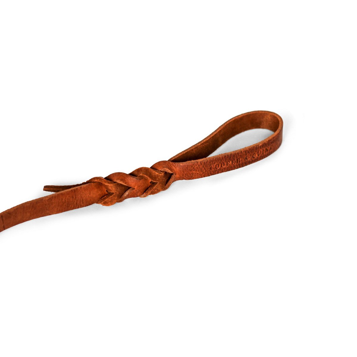 Twisted Braided Leather Dog Leash – Heritage Brown | Handcrafted Italian Leather
