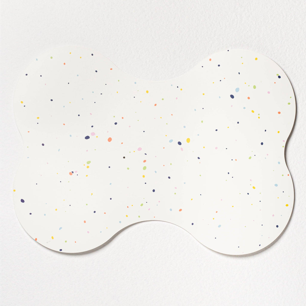 The Splatter Bone Placemat – Pure White