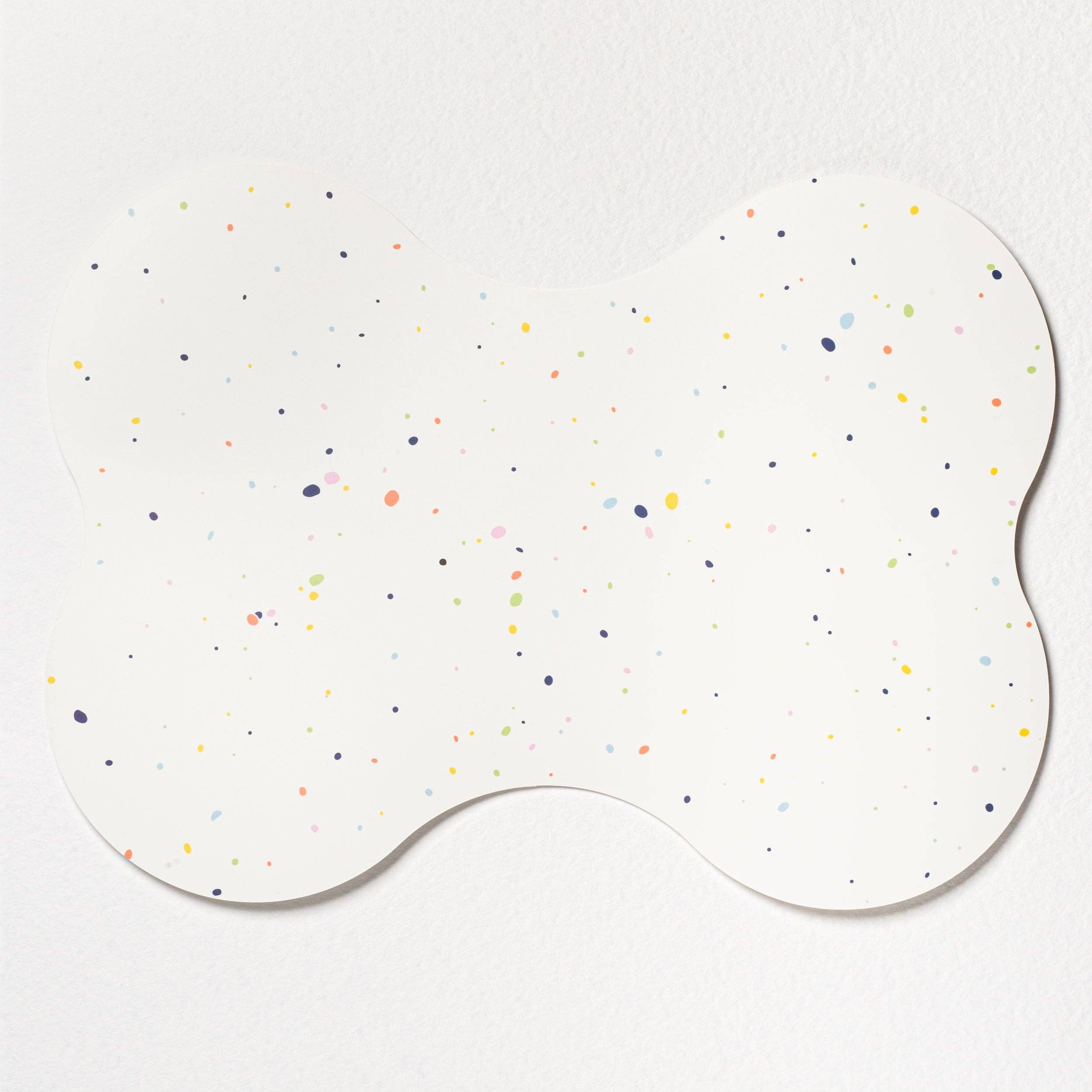 The Splatter Bone Placemat – Pure White