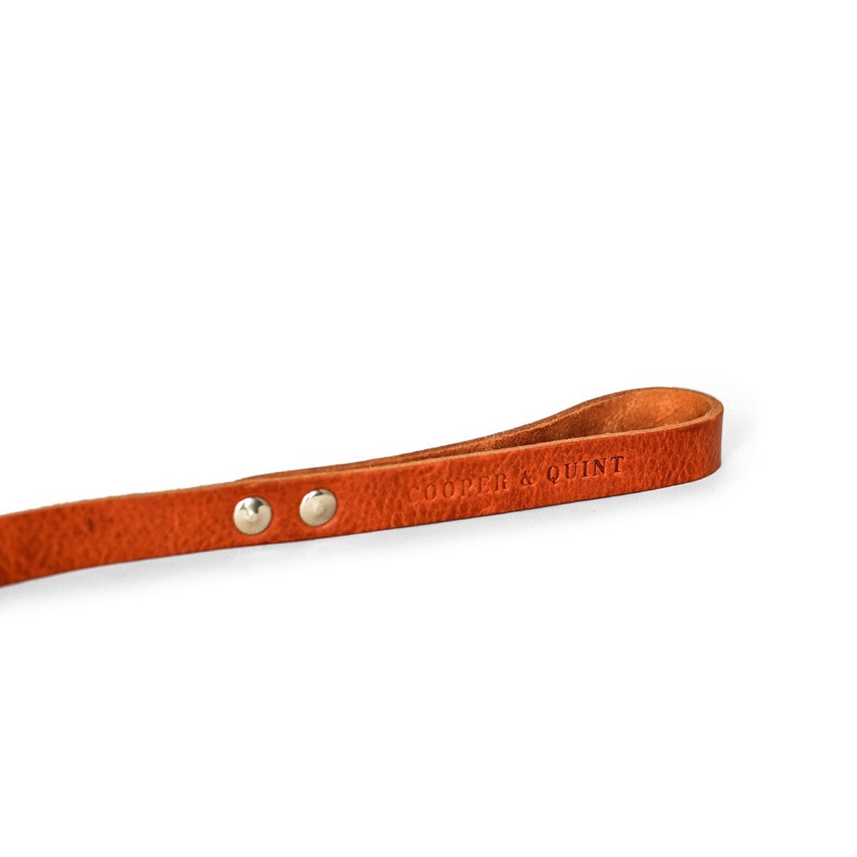 No Fuss Leather Dog Leash – Camel / Cognac | Minimalist Italian Leather