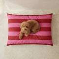 Summer Stripes stain-resistant dog bed, available in L and XL