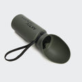 Foldable Dog Water Bottle – Dark Olive - Smiley Bark