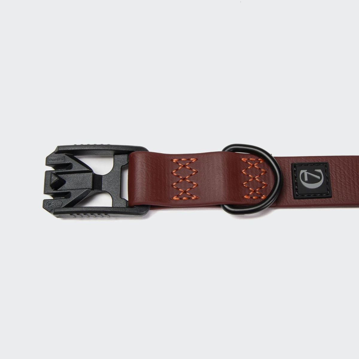 Rascal BioThane Dog Collar – Dark Aubergine - Smiley Bark