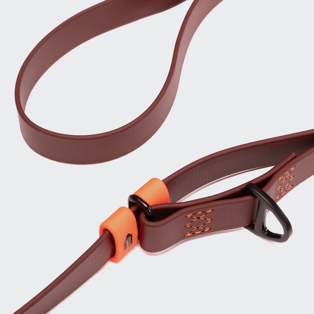 Rascal BioThane Hands Free Dog Leash – Dark Aubergine - Smiley Bark