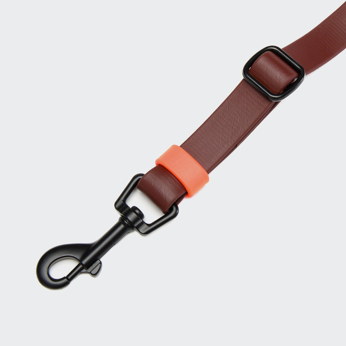 Rascal BioThane Hands Free Dog Leash – Dark Aubergine - Smiley Bark