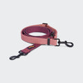 Restless Hands Free Dog Lead – Aubergine and Soft Rose - Smiley Bark