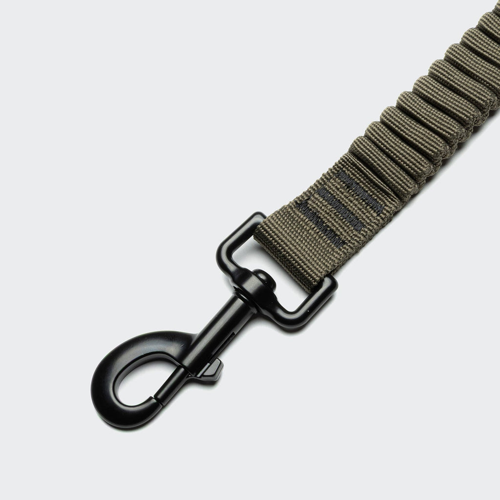 Restless Jogging Dog Lead – Olive - Smiley Bark