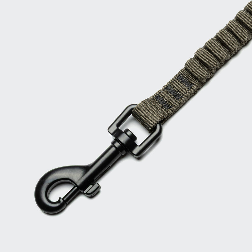 Restless Jogging Dog Lead – Olive - Smiley Bark