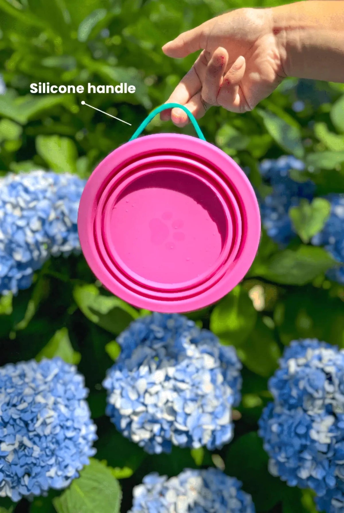 The Collapsible Travel Bowl — 2-in-1 Food & Water - Smiley Bark